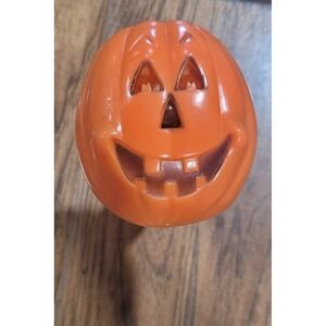 Vtg Halloween Fun World Jack O Lantern Pumpkin Safety Flashlight